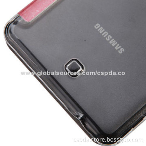 Ultra-slim Hot Press PU and PC Leather Cases for Samsung Galaxy Tab 4 8.0, Different Colors